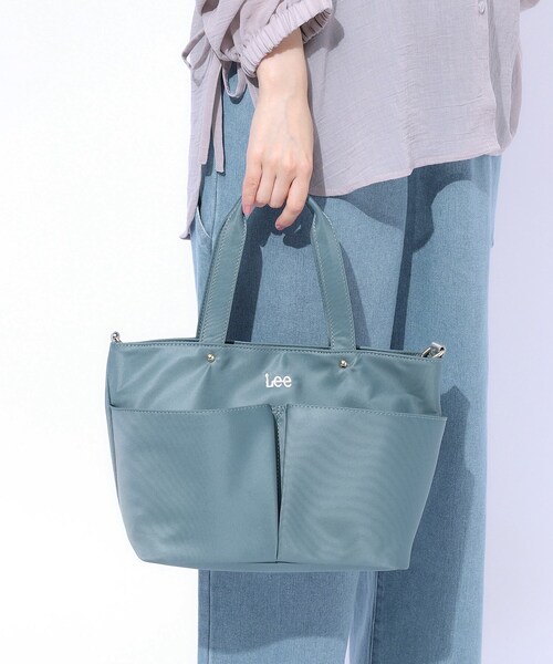 SHOO・LA・RUE（シューラルー）の「◆【Lee別注】フロントポケットトートバッグ（トートバッグ・レディース・ダークブラウン系3/ベージュ/ブルー/ブラック・00）」の20枚目の写真