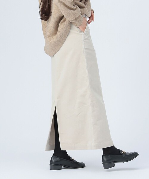BEAMS HEART(ビームスハート)の「細コール ベイカー スカート(S~M)(スカート・レディース・ブルー/チャコールグレー/ホワイト系その他5/ブラウン系その他3・MEDIUM/SMALL)」の12枚目の写真