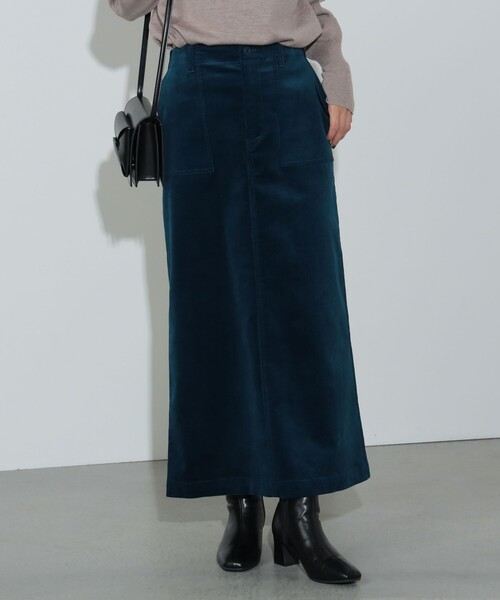 BEAMS HEART（ビームスハート）の「細コール ベイカー スカート（S～M）（スカート・レディース・ブルー/チャコールグレー/ホワイト系その他5/ブラウン系その他3・MEDIUM/SMALL）」の11枚目の写真