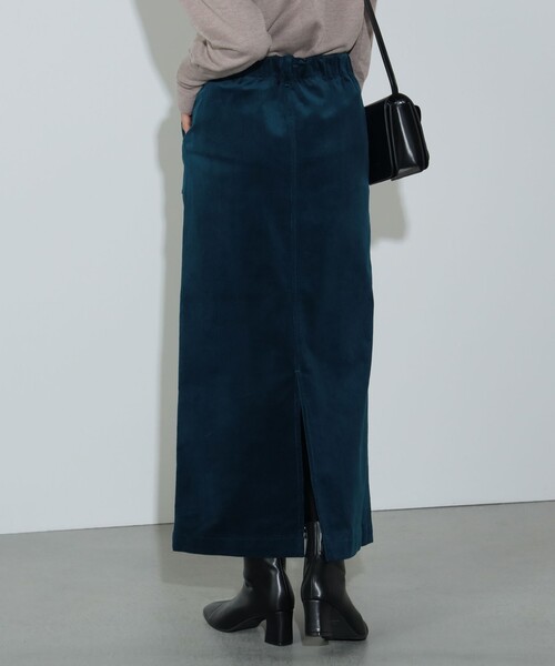 BEAMS HEART（ビームスハート）の「細コール ベイカー スカート（S～M）（スカート・レディース・ブルー/チャコールグレー/ホワイト系その他5/ブラウン系その他3・MEDIUM/SMALL）」の12枚目の写真