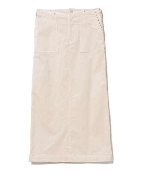 BEAMS HEART（ビームスハート）の「細コール ベイカー スカート（S～M）（スカート・レディース・ブルー/チャコールグレー/ホワイト系その他5/ブラウン系その他3・MEDIUM/SMALL）」の18枚目の写真