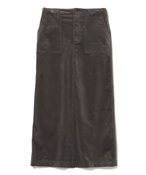 BEAMS HEART（ビームスハート）の「細コール ベイカー スカート（S～M）（スカート・レディース・ブルー/チャコールグレー/ホワイト系その他5/ブラウン系その他3・MEDIUM/SMALL）」の22枚目の写真