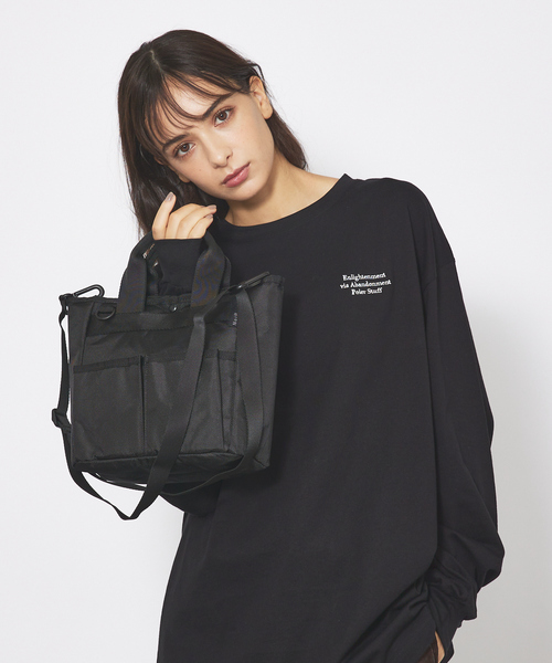 NoiR/ノアール(ノアール)の「【NoiR / ノアール】撥水加工 ハンドトート ミニショルダー 2WAY ミニトートバッグ Approachi mini tote(アプローチミニトート) N23005(ショルダーバッグ・メンズ・ブラック系その他/ブラック系その他2・フリー)」の2枚目の写真