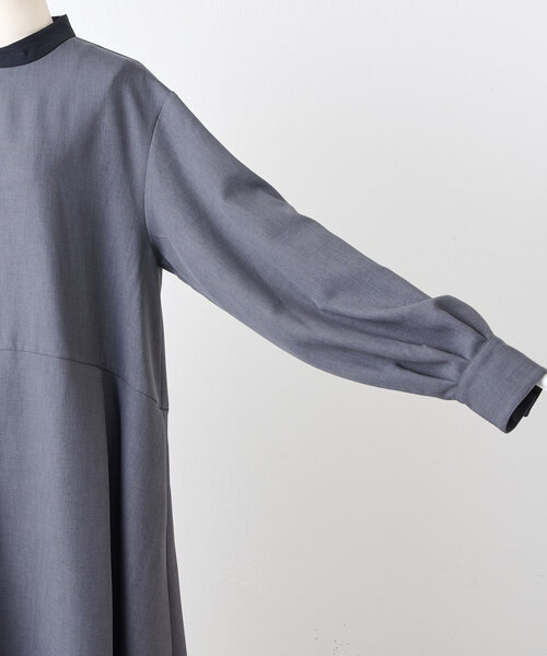 LIVETART（リヴェタート）の「《LIVETART》バイカラーフレアワンピース（ワンピース・レディース・グレー・FREE）」の22枚目の写真