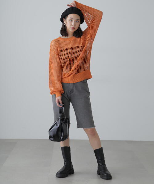 FREE'S MART（フリーズマート）の「◆ワンハンドルバッグ（ハンドバッグ・レディース・シルバー/ブラック・ﾌﾘ-）」の6枚目の写真