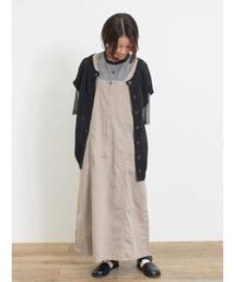 Samansa Mos2 | 【Sサイズ WEB限定】デニムジップジャンスカ(ワンピース)