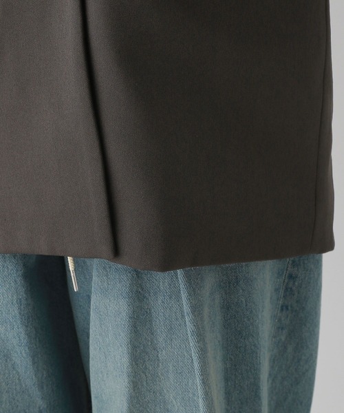 RAGEBLUE(レイジブルー)の「BIGテーラードミドルジャケット(テーラードジャケット・レディース・ブラック/ブラウン・FREE)」の18枚目の写真