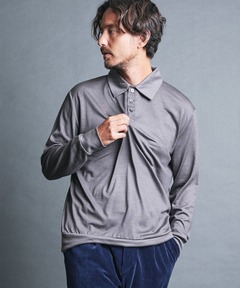 セール】【ATON / エイトン】WOOL WASHI POLO SWEATER / ウール