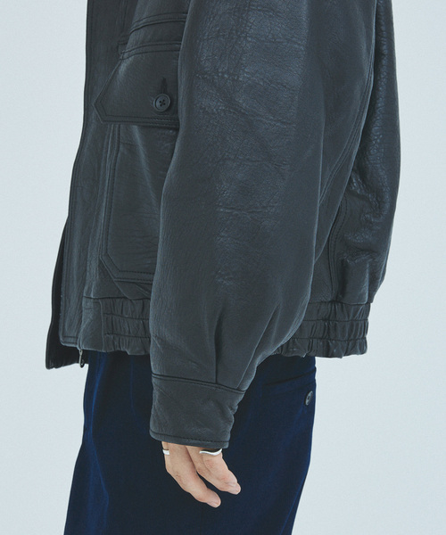 JOURNAL STANDARD(ジャーナルスタンダード)の「《追加》ラムダッドレザー ヴィンテージ(ブルゾン・メンズ・ブラック/ブラウン・MEDIUM/LARGE)」の22枚目の写真