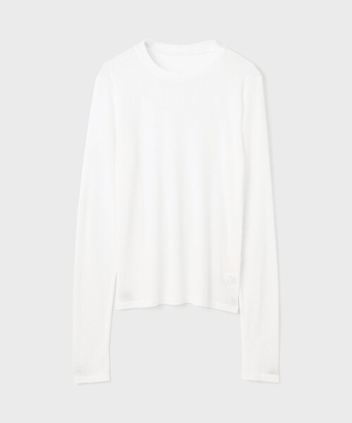 Diagram(ダイアグラム)の「シアーテレコカットソー(Tシャツ/カットソー・レディース・イエロー/ホワイト/ブラック/グレー・36)」の5枚目の写真