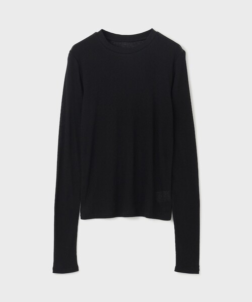 Diagram(ダイアグラム)の「シアーテレコカットソー(Tシャツ/カットソー・レディース・イエロー/ホワイト/ブラック/グレー・36)」の12枚目の写真