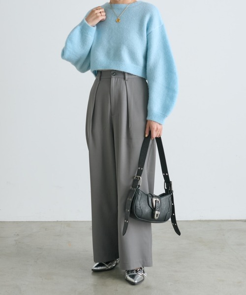 w closet(ダブルクローゼット)の「バックルベルトショルダーバッグ(ショルダーバッグ・レディース・ブラウン/レッド/ブラック・ONE SIZE)」の16枚目の写真