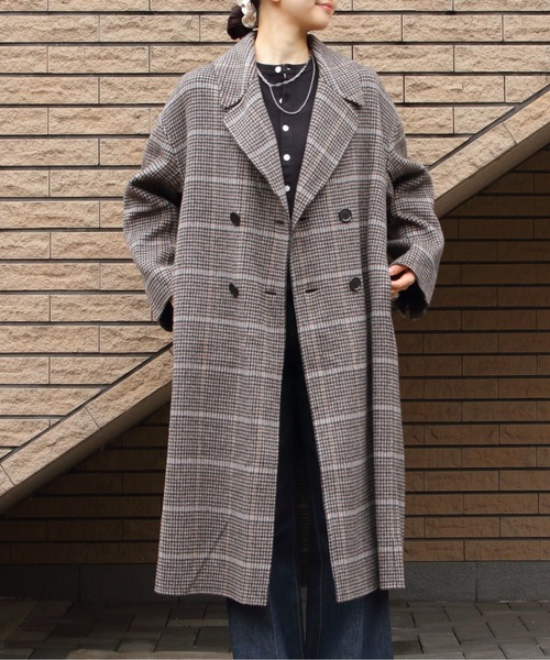 LE GLAZIK / ルグラジック】 リバーダブルブレストコート