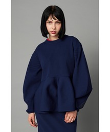 Patch knit tops パッチニットトップス
