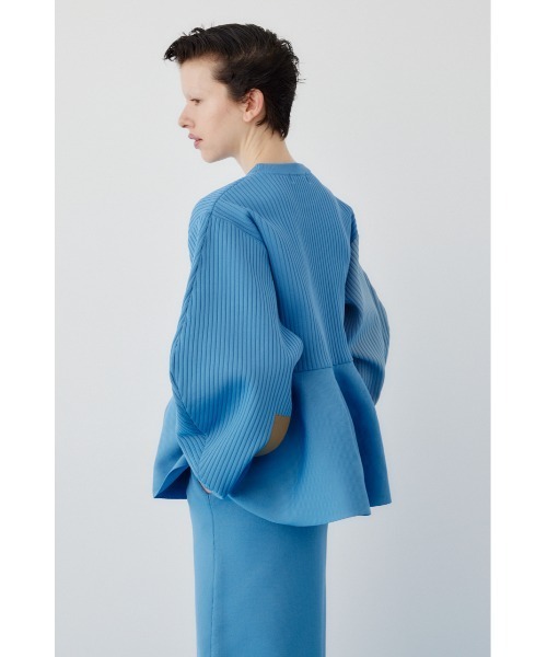 HeRIN.CYE（ヘリンドットサイ）の「Patch knit tops　　パッチニットトップス（ニット/セーター・レディース・レッド/ネイビー/ライトブルー・FREE）」の8枚目の写真