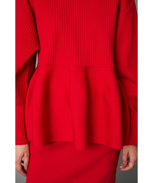 Patch knit tops パッチニットトップス（ニット/セーター