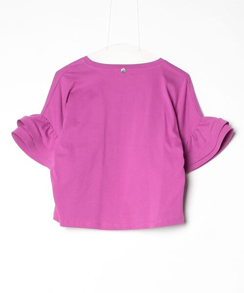 JETSET SOLO PLUS (ジェットセットソロプラス)の「【BSB】フリルスリーブカットソー(Tシャツ/カットソー・レディース・マジェンタ/ブラック・36)」の3枚目の写真