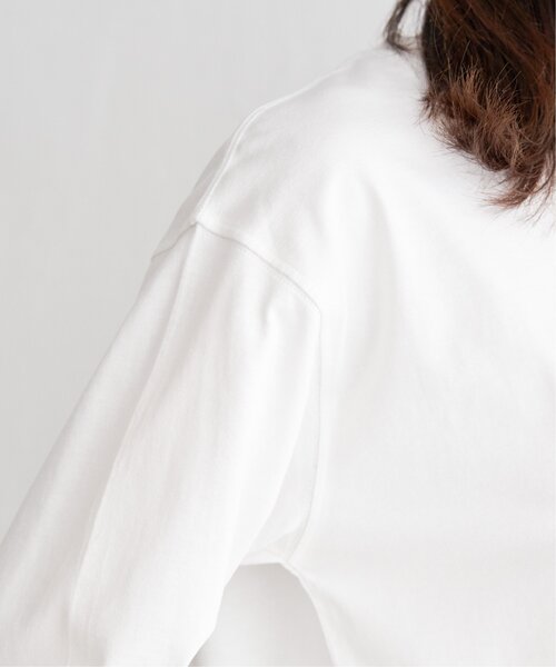 ikka(イッカ)の「コットンUSA裾ラウンドロンT(Tシャツ/カットソー・レディース・ダークベージュ/その他1/チャコールグレー/オフホワイト・S/L/M)」の21枚目の写真