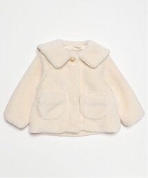 【軽ふわ】セーラーカラーボアジャケット