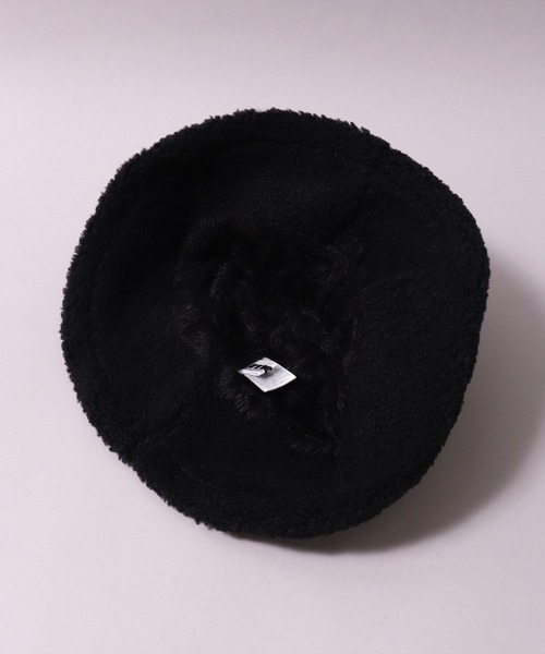 moz（モズ）の「(LF)【moz】ケーブルニット × ボア バケットハット