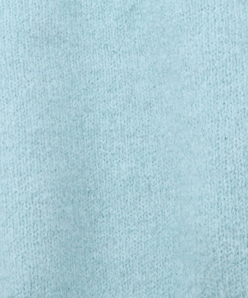 couture brooch（クチュールブローチ）の「◆【柔らかな肌ざわり・上質ニット】ヤクライクハイネックニット（ニット/セーター・レディース・アイボリー/ダークグレー/ベビーピンク/サックスブルー・38/42）」の10枚目の写真