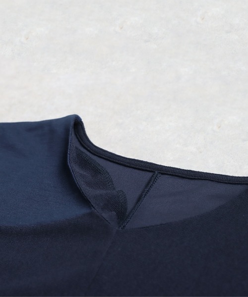 antiqua(アンティカ)の「切り替えワンピース(ワンピース・レディース・ネイビー/ブラック・ONESIZE)」の6枚目の写真