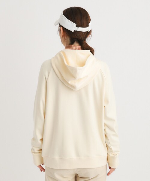 adabat（アダバット）の「◆【ADBT】ラグラン袖 ハーフジップパーカー（パーカー・レディース・ライトパープル/アイボリー・42/40/38/36）」の13枚目の写真