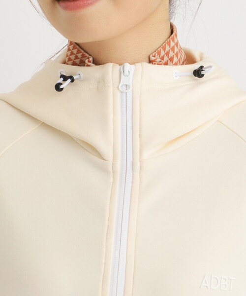 adabat（アダバット）の「◆【ADBT】ラグラン袖 ハーフジップパーカー（パーカー・レディース・ライトパープル/アイボリー・42/40/38/36）」の14枚目の写真