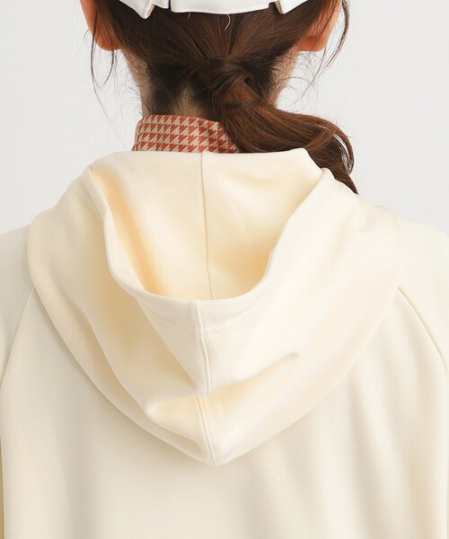 adabat（アダバット）の「◆【ADBT】ラグラン袖 ハーフジップパーカー（パーカー・レディース・ライトパープル/アイボリー・42/40/38/36）」の16枚目の写真