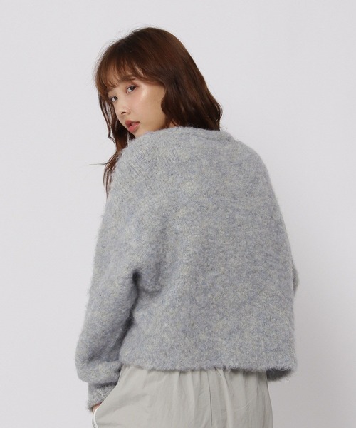 3.3 Field Trip （3.3フィールドトリップ）の「3.3 Field Trip／ラメショートニットプルオーバー（ニット/セーター・レディース・ホワイト/グレー/ピンク・FREE）」の14枚目の写真