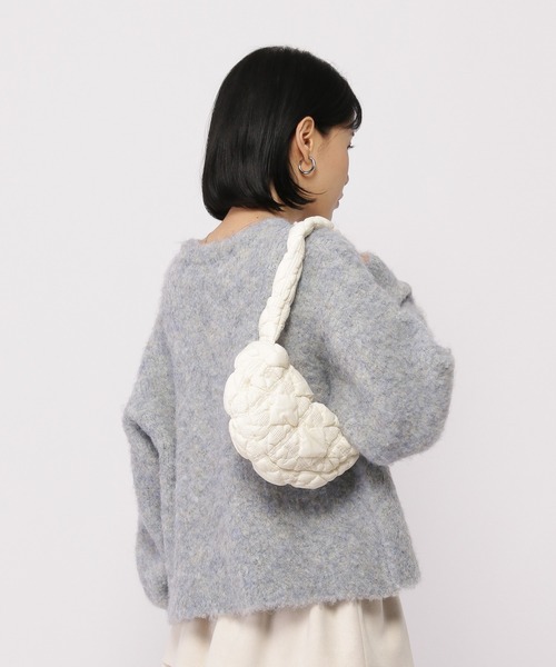 3.3 Field Trip （3.3フィールドトリップ）の「3.3 Field Trip／ラメショートニットプルオーバー（ニット/セーター・レディース・ホワイト/グレー/ピンク・FREE）」の4枚目の写真