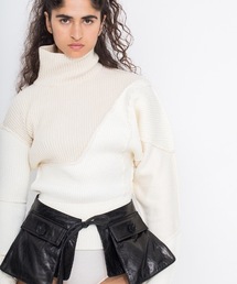 leinwande（ラインヴァンド）の「Intarsia Knitted Polo（ニット