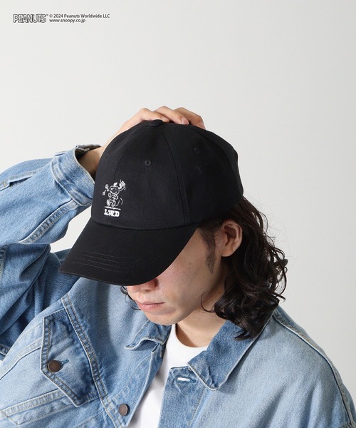 PEANUTS（ピーナッツ）の「PEANUTS LIFE WORK DESIGN WORKSON ローキャップ（キャップ・レディース・ブラック・FREE）」の6枚目の写真