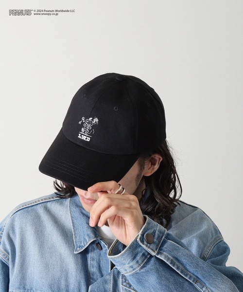 PEANUTS（ピーナッツ）の「PEANUTS LIFE WORK DESIGN WORKSON ローキャップ（キャップ・レディース・ブラック・FREE）」の7枚目の写真