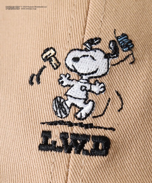 PEANUTS（ピーナッツ）の「PEANUTS LIFE WORK DESIGN WORKSON ローキャップ（キャップ・レディース・ブラック・FREE）」の14枚目の写真