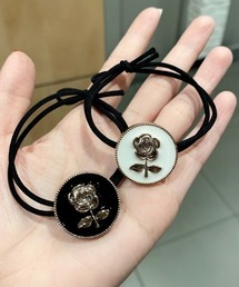 TONE SELECT GOODS | 【urge select】薔薇 ローズ アンティーク風 ヘアゴム【2個セット】(ヘアゴム)