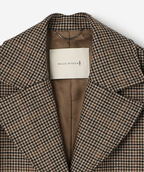 Mackintosh（マッキントッシュ）の「MACKINTOSH | 〈別注〉 HUMBIE CHESTER COCOON WOMEN（チェスターコート・レディース・ブラウン系その他・6/8）」の10枚目の写真