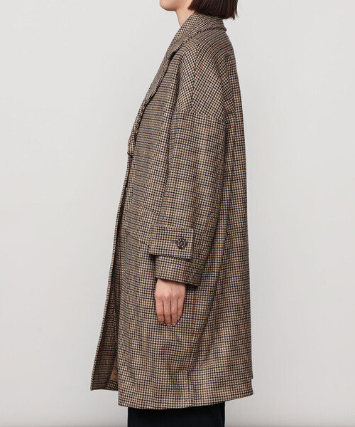 Mackintosh（マッキントッシュ）の「MACKINTOSH | 〈別注〉 HUMBIE CHESTER COCOON WOMEN（チェスターコート・レディース・ブラウン系その他・6/8）」の7枚目の写真