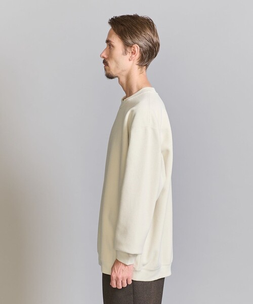 BEAUTY&YOUTH UNITED ARROWS（ビューティーアンドユースユナイテッドアローズ）の「フリース サーマル スウェット クルーネック（スウェット・メンズ・ブラック/オフホワイト/グレー・L/M/XL/S）」の10枚目の写真