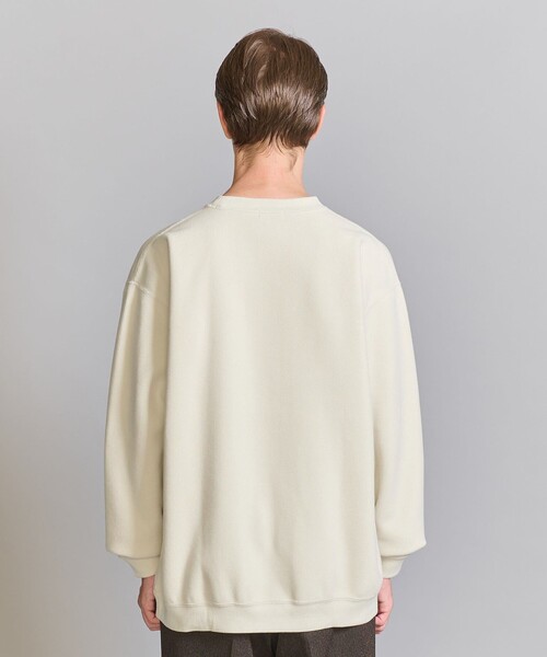 BEAUTY&YOUTH UNITED ARROWS（ビューティーアンドユースユナイテッドアローズ）の「フリース サーマル スウェット クルーネック（スウェット・メンズ・ブラック/オフホワイト/グレー・L/M/XL/S）」の11枚目の写真
