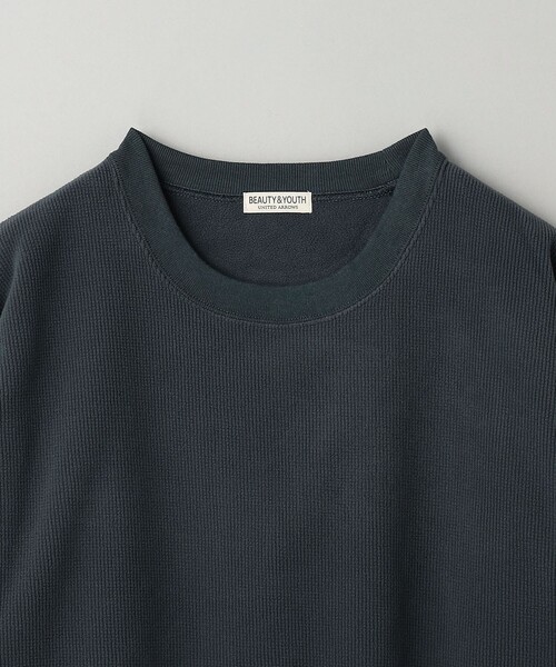 BEAUTY&YOUTH UNITED ARROWS（ビューティーアンドユースユナイテッドアローズ）の「フリース サーマル スウェット クルーネック（スウェット・メンズ・ブラック/オフホワイト/グレー・L/M/XL/S）」の14枚目の写真