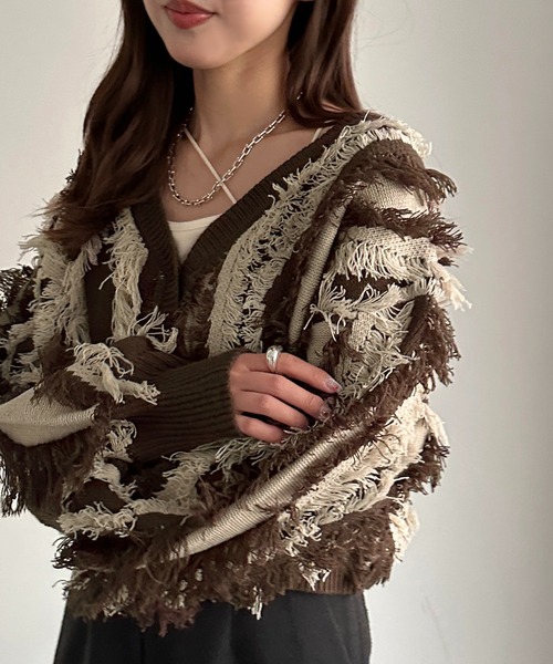 セール】フリンジカーディガン【ZOZOTOWN限定アイテム】（カーディガン