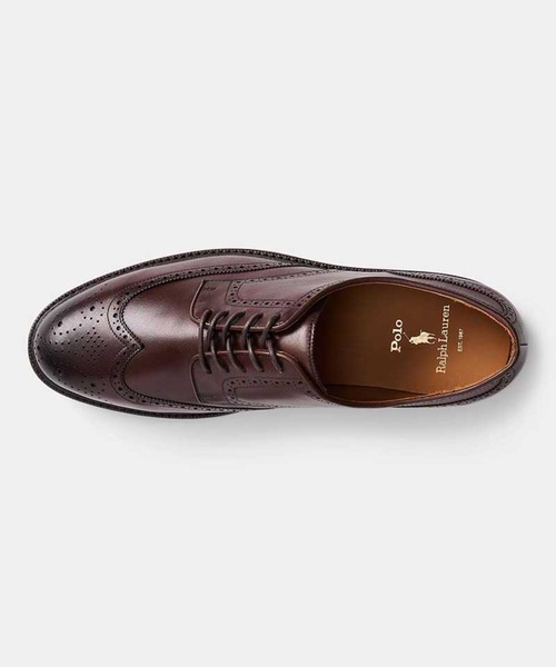POLO RALPH LAUREN(ポロ ラルフ ローレン)の「ポロ ラルフ ローレン ASHER WGTIP ウイングチップ(ドレスシューズ・メンズ・ブラック/ダークブラウン・80/85/90/95/100/75)」の6枚目の写真
