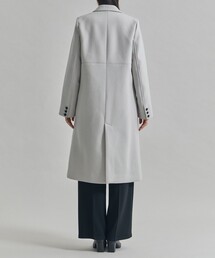 完売間近！】ネオカシミヤ混レイルボクシーコート｜保温/撥水/静電気