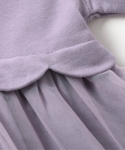 Seraph（セラフ）の「【リンク】スカラップチュールワンピース（ワンピース・キッズ・ラベンダー/ベビーピンク・130/120/110/100/90/140）」の9枚目の写真