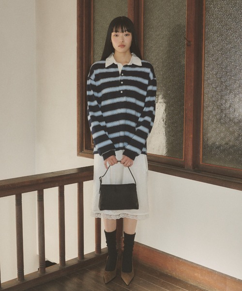 GIUNON(ジウノン)の「adjustable nylon bag / アジャスタブルナイロンバッグ(ハンドバッグ・レディース・ブラック/ピンク/イエロー/ブルー・FREE)」の8枚目の写真