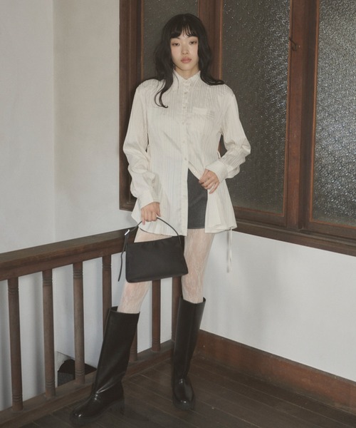 GIUNON(ジウノン)の「adjustable nylon bag / アジャスタブルナイロンバッグ(ハンドバッグ・レディース・ブラック/ピンク/イエロー/ブルー・FREE)」の14枚目の写真