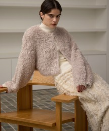 Melty Feather Knit Cardigan