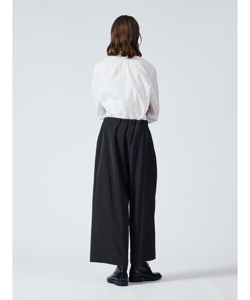 mizuiroind（ミズイロインド）の「mizuiro ind ワイドイージーパンツ（その他パンツ・レディース・ネイビー/グレー/ブラック/チャコールグレー・2）」の15枚目の写真