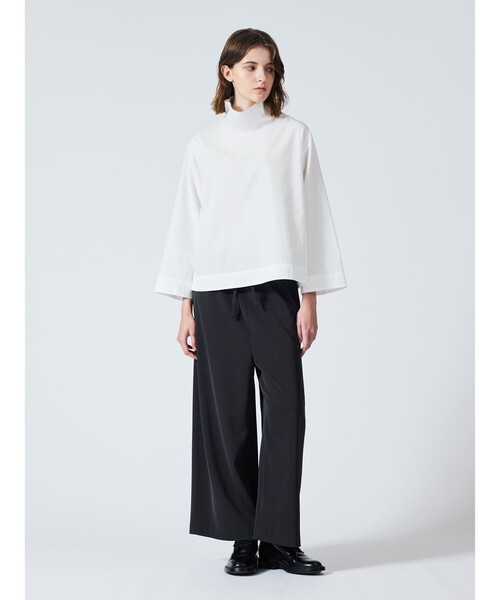 mizuiroind（ミズイロインド）の「mizuiro ind ワイドイージーパンツ（その他パンツ・レディース・ネイビー/グレー/ブラック/チャコールグレー・2）」の14枚目の写真